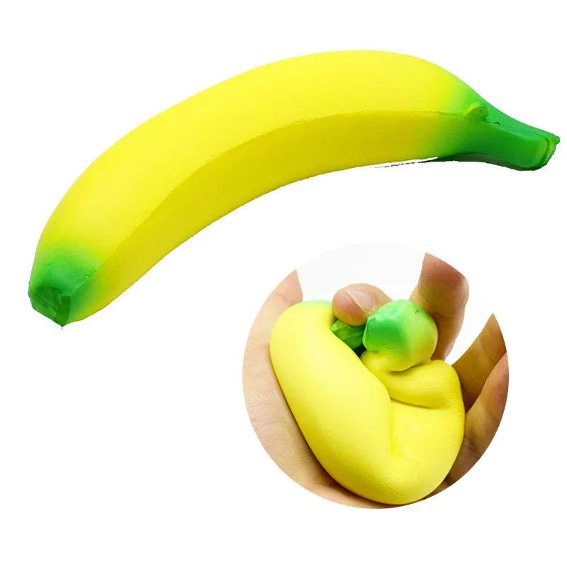 Anti-stress Squishy Banana Toys Slow Rising Jumbo Squishy Fruit Squeeze Toy Funny Stress Reliever Reduce Pressure Prop - Bilde 5