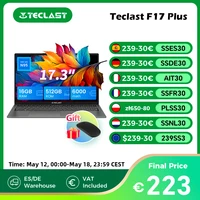 Teclast F17Plus 17.3 inch Laptop Intel N95 16GB RAM 512GB SSD Windows 11 Notebook 180° Flip Computer Backlit Keyboard mini-HDMI