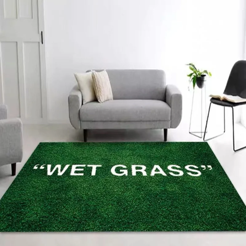 Bedroom Home Luxury Area Grass Room Window Rug Wet Green Living Mat