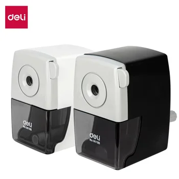 DELI Temperamatite rotativo da tavolo Tagliapencil manuale Temperamatite scolastico resistente per cancelleria per uso domestico in ufficio in classe
