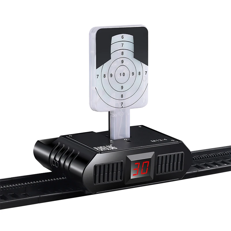 2026 New upgrade Full automatic multi-function voice music automatic scorer reset laser target Toy gun shoot target