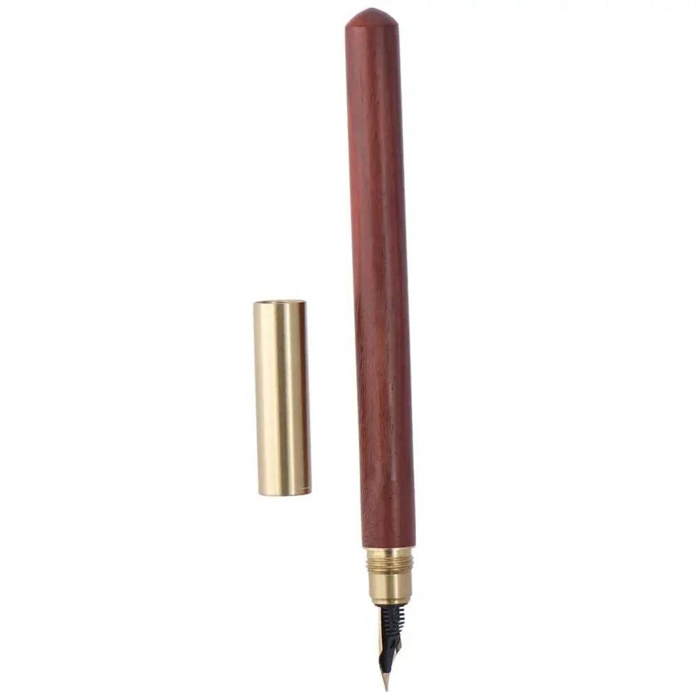 Sandalwood Pen Lightweight Solid Wood Pen Holder Hand Drawn Calligraphy Practice Signature
