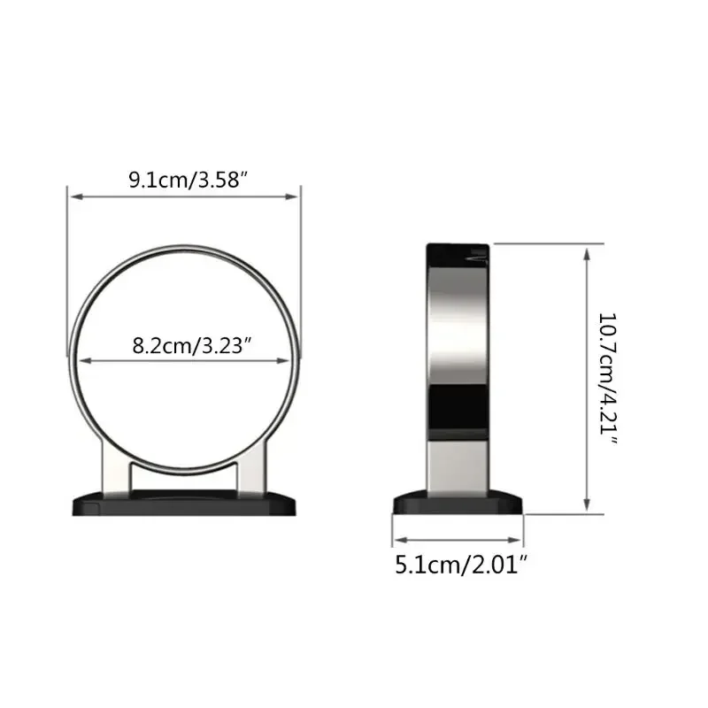 Punch-free Hairdryer Storage Rack Wall Mounted Hair Dryer Holder Stand Shelf for Home Bathroom Dressing Room No Drill Organizer 6
