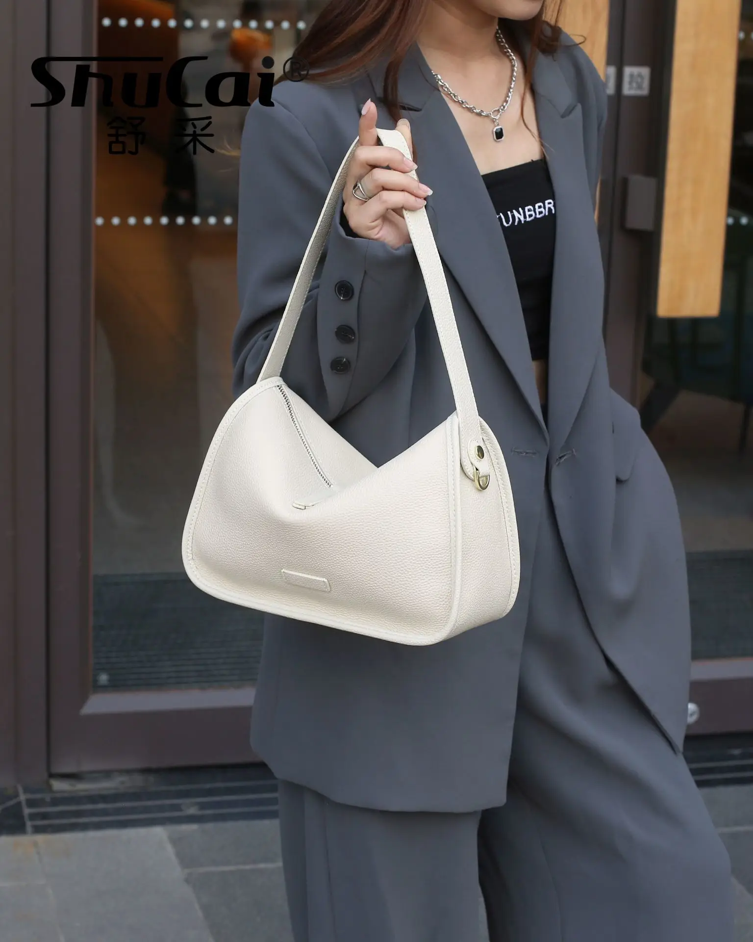 Sac à Main Femme En PU Style Bandoulière Souple - Neuf Avec étiquettes, Multicolore