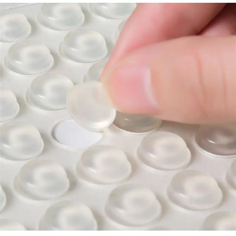 36/64/100PCS Self Adhesive Door Stopper Rubber Damper Buffer Cabinet Bumpers Silicone Furniture Pads Cushion Protective Pads silicone furniture pads,rubber furniture pads,silicone door stoppers,rubber door stoppers