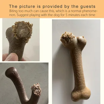 CAITEC Dog Toys Chewing Bone Toy Durable Bite Resistant Great for Tossing and Chasing Suitable for Small to Large Dogs 6