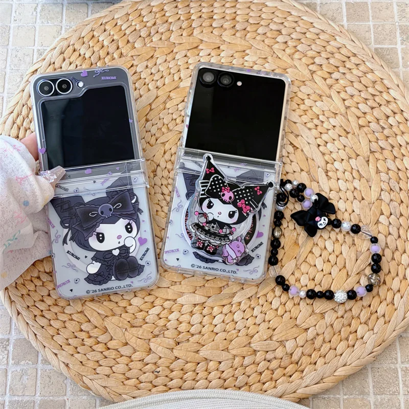 Gothic Magnetic Phone Case with Magsafe and Decorative Wrist Strap