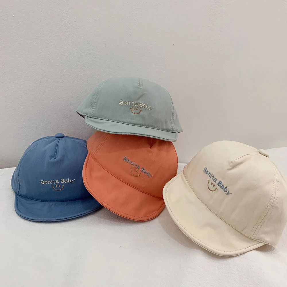 Summer Baby Baseball Cap For Toddler Boys Girls Soft Eaves Hat Cute Letter Infant Adjustable Caps