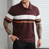 Summer Luxury Polo Shirt Mens Polo Large T Shirts Stritching Shorts Sleeve Turn-down Collar Business Tee Shirt Sweatwear 3XL 6