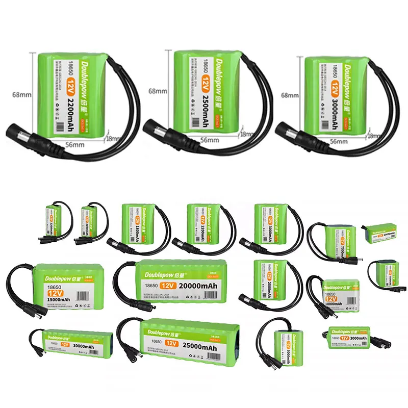 Batterie Agli Ioni Di Litio 3 S1P 12V 3000Mah 18650 Pacco Batteria Adatto Per Amplificatore Pompa Acqua Hoover Luce Led
