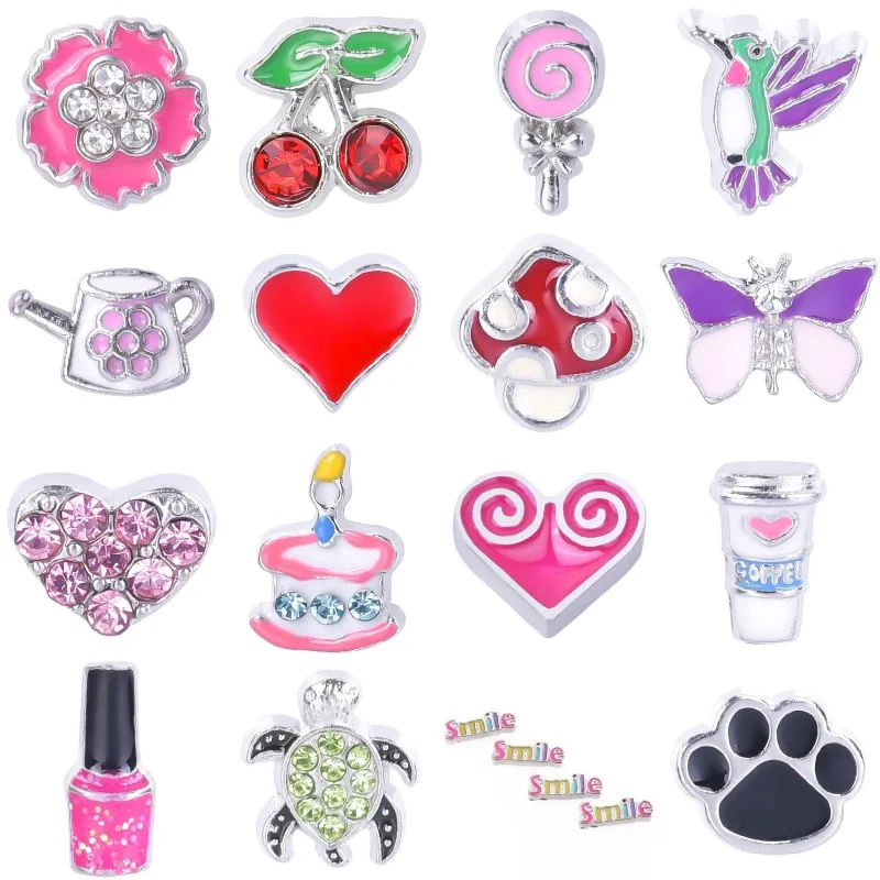 GOMAKERER 20 Breloque Fleur En Résine Bicolore Breloques Papillon