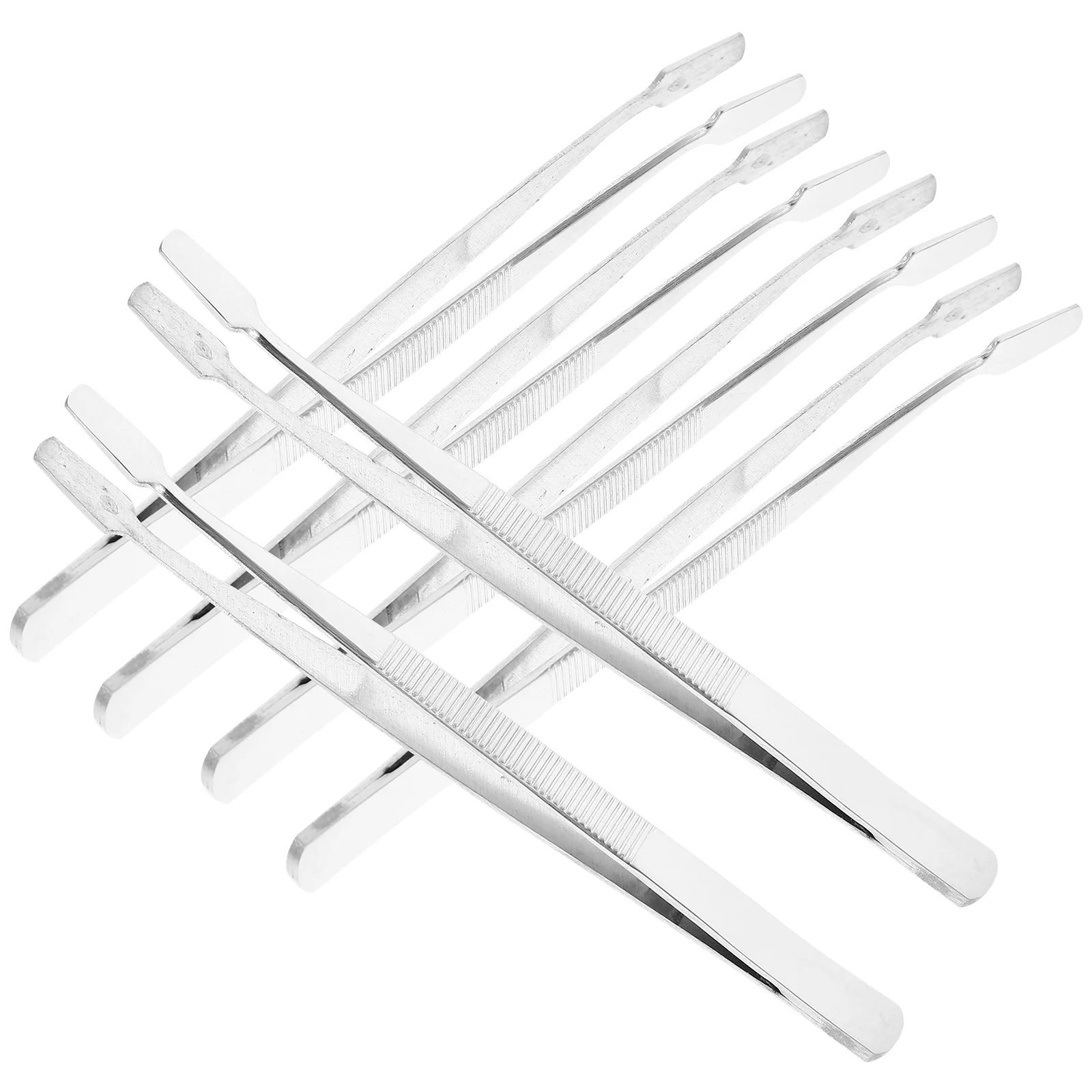

Stainless Steel Clip Stamp Photo False Eyelash Curler Auxiliary Tweezers Coin Tongs Small Sticker Metal Crafting
