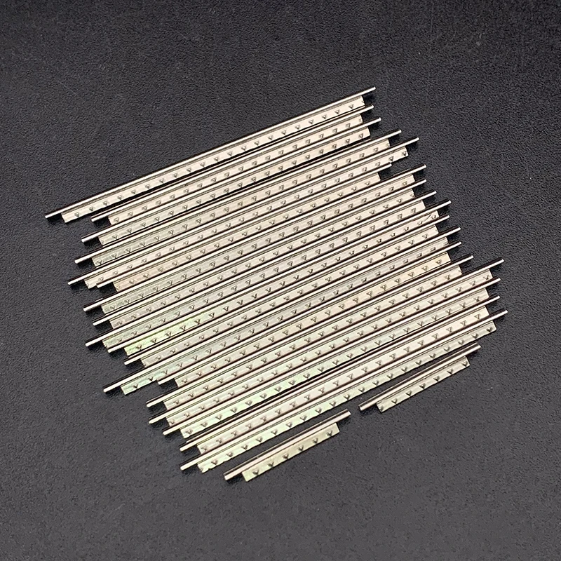 19 Trastes De Latón Y Cuproníquel Para Guitarra Clásica – 2 Mm, Listos Para Instalar