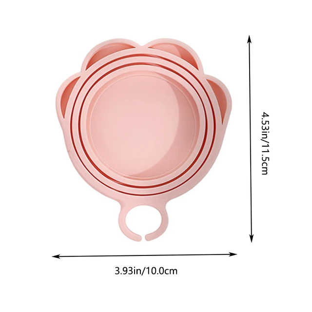 Can Covers Pet Food Cans, Silicone Pet Can Lids, Cat Food Lid Set, Stretch Can Lids for Storage, Leakproof. 6