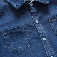 IENENS bébé barboteuses nouveau-né combinaisons vêtements Denim une pièce 0-18 mois garçon fille doux costumes enfants vêtements 4