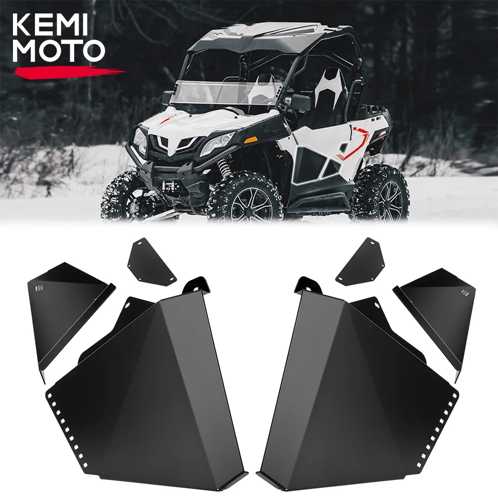 

KEMIMOTO UTV Aluminum Lower Half Door Panels Insert for CFMOTO ZForce 500 800 Trail 1000 2015+ ZForce EX 2014-2023