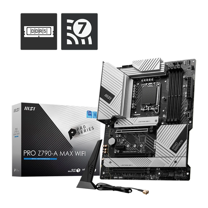 WIFI7 Motherboard Antenna 2.4G 5G 6G For Pro Z790-A GIGABYTE ASRock