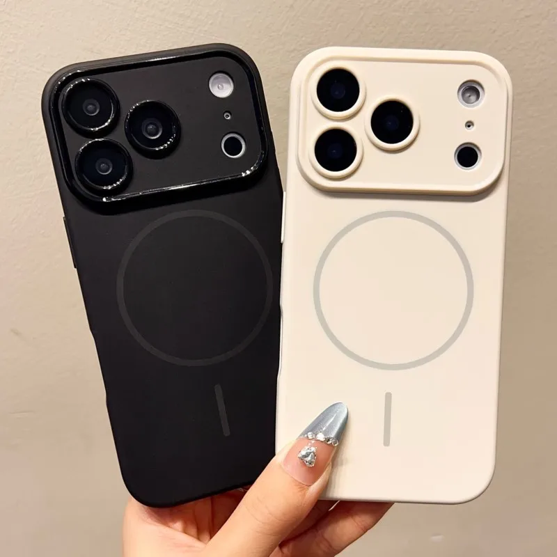 HOCE%20Ultra%20Thin%20Soft%20Matte%20Silicone%20Phone%20Case%20For%20iPhone%2017%2016%2015%2014%2013%2012%20Pro%20Max%20Plus%2017%20Air%20Wireless%20Charge%20TPU%20Magnetic%20Cover%20-%20Image%203