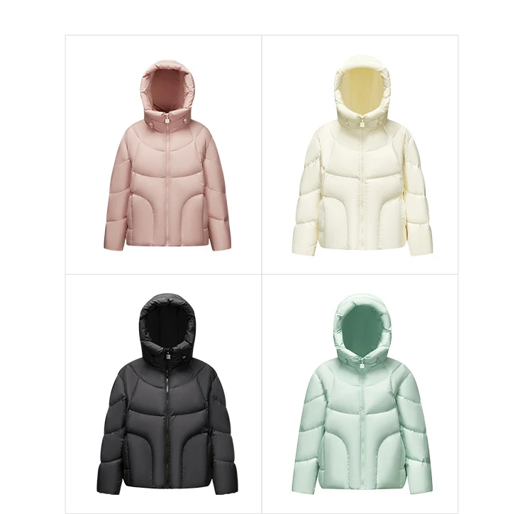 Down Jacket Women Mid-Length Waterproof and Warm Winter Oversize Hooded Versatile Coat