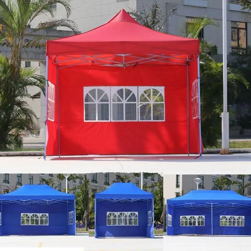 

1 Side 3*2m Tent Cloth Four-corner Folding Tent Cloth Three Sides Cloth, Rainproof Cloth Outdoor Stall Tent Cloth Waterproof