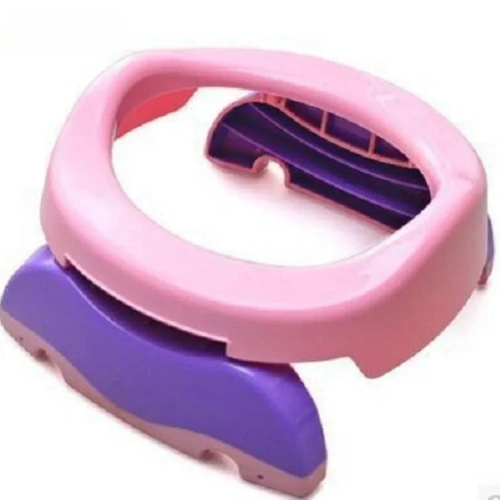 Portable Baby Infant Chamber Potty Rings with Urine Bag for Kids Pots Foldaway Toilet Training Seat Travel Blue Pink Potty 6