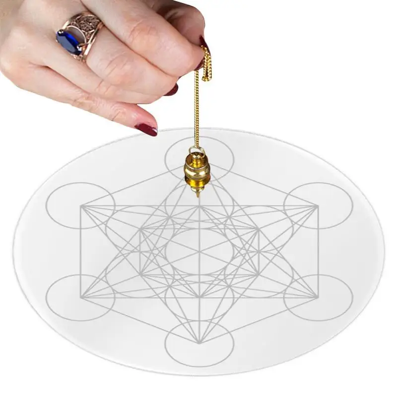 

Маятниковая доска, прозрачная гексаграмма, доска для гадания 8,7 дюйма, маятниковая доска для гадания, акриловая маятниковая доска, алтарь для гадания