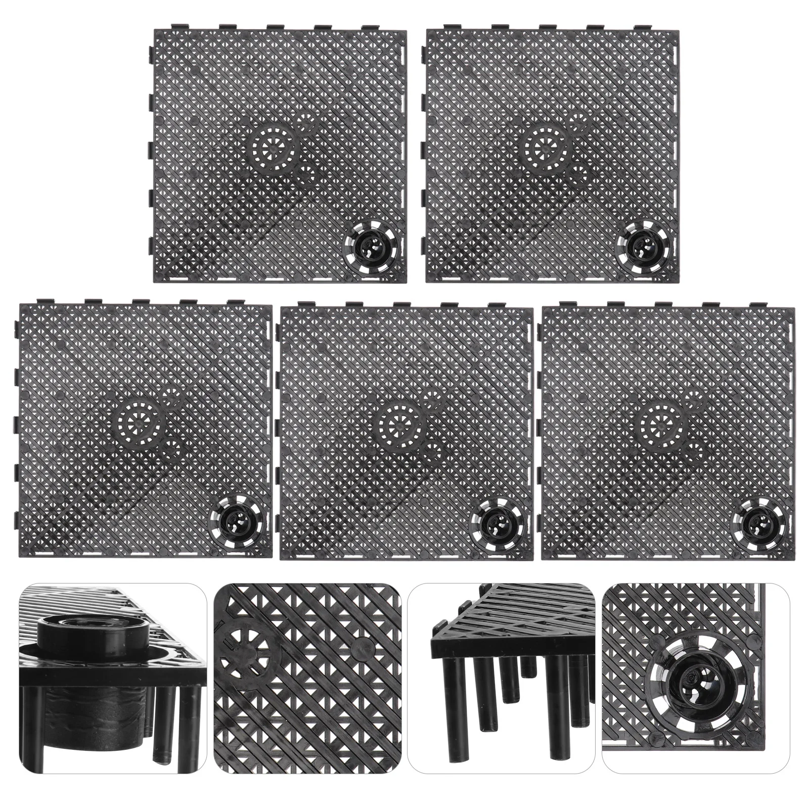 

5 Pcs Filter Pad Fish Tank Plate Strainer Aquarium Trays Plastic Filtering Board