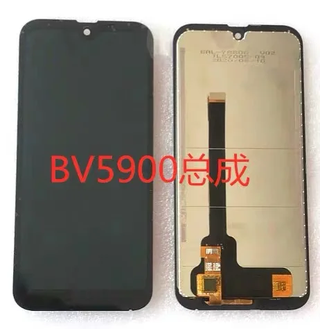 Caseroxx - Funda de TPU para Blackview BV5900 con protección contra golpes, color en color, compuesto de TPU Negro