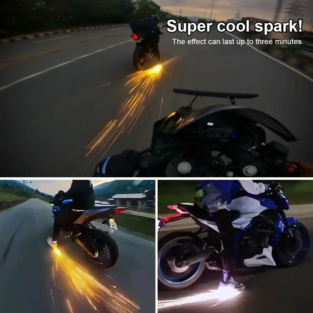 Bicycle Motorcycle Sole Special Effect Flame Device Outdoor Spark Cycling Spark Skateboard Friction Riding Tool Accessorie