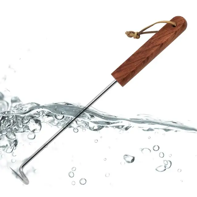 Barbecue Nyárs Rozsdamentes Acél Marhahús Clasps Kacsa Liba Pulyka Horgok Sült Szalonna Horog Bbq Tároló Fogas Kenyérhorog - Image 3