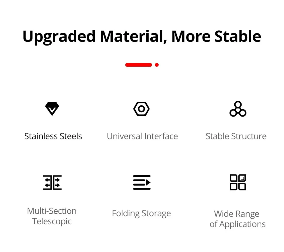 Description Picture 3 of itemAMBITFUL Stainless Steel 2M Heavy Duty Light Stand Tripod with for Photo Studio Softbox Video Flash Umbrellas Reflector Lighting