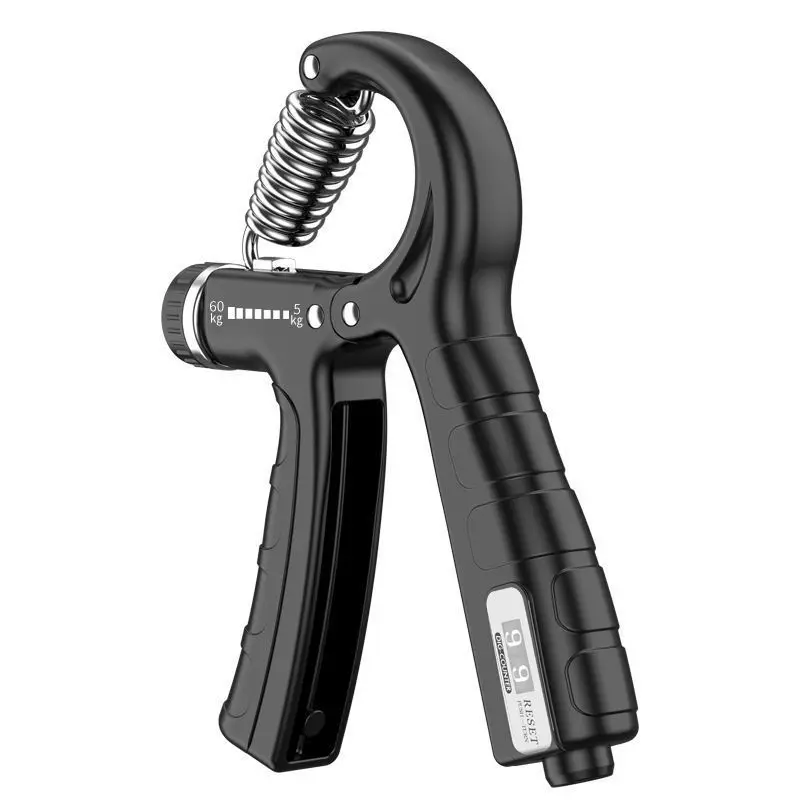 5-60Kg Adjustable Heavy Gripper Fitness Hand Exerciser Hand Strengthener Finger Strength Trainer Finger Trainer Forearm Exerciser Hand Grip Trainers Hand Grip Exerciser Hand Trainer Wrist Exerciser Spring Grip
