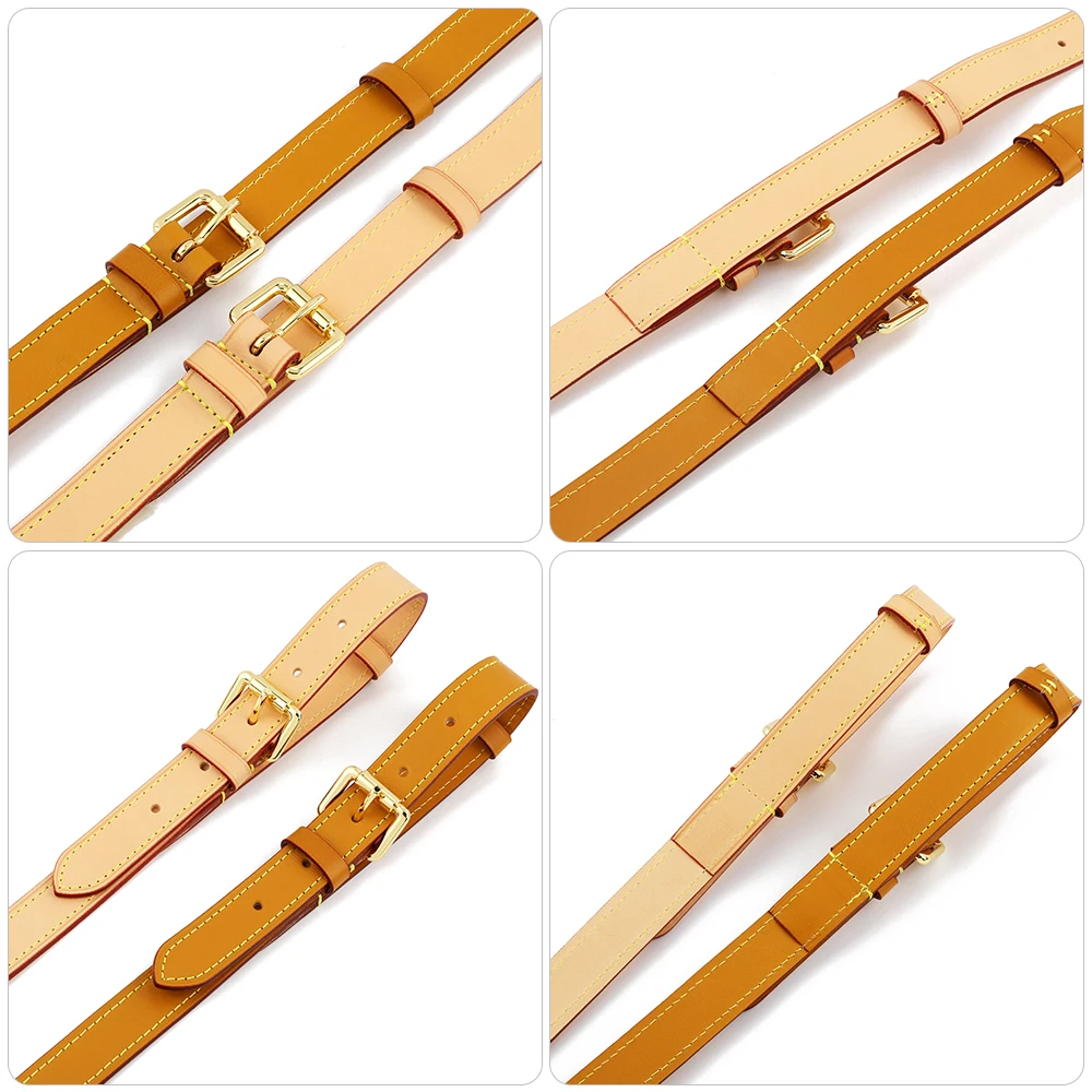 Leather Shoulder Bag Strap for Classic Bucket Bag Customized Shoulder Crossbody Replacement Adjustable Purse Handbag Strap