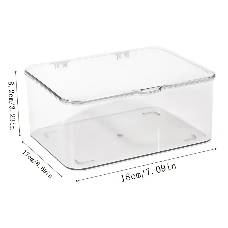 Acrylic Transparent Storage Box - Desktop Dressing Table Organizing Box, Household Cosmetics Storage Box  Storage Containers