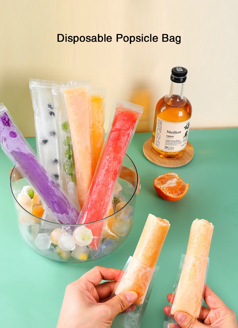 300 Sacs Popsicle Réutilisables | Pochettes à Fermeture Zip Pour Glaces Maison, Yaourts, Smoothies – Avec Entonnoir Inclus - 14