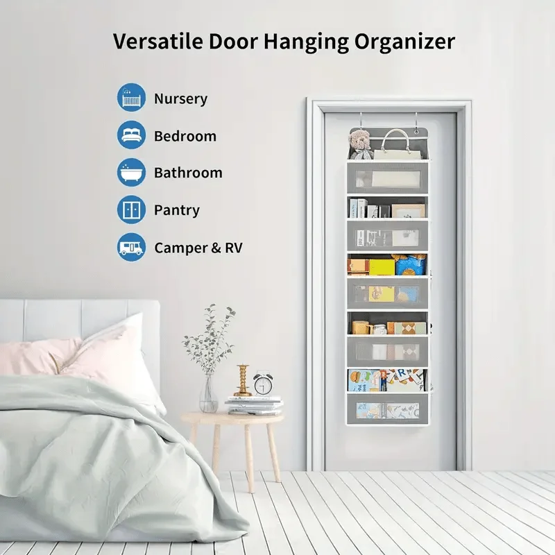 Hanging Storage Organizer Behind Door