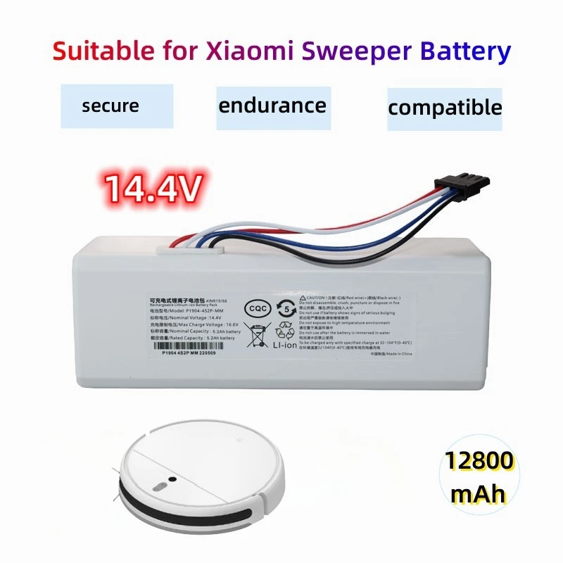 

Аккумулятор для робота-пылесоса Xiaomi Mijia 1C STYTJ01ZHM, 14,4 В, мАч