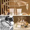 Makeup Organizers 360 Degree Rotation Transparent Storage Box Storage Shelf Cosmetic Storage Box Bathroom Organizer Home Storage 5