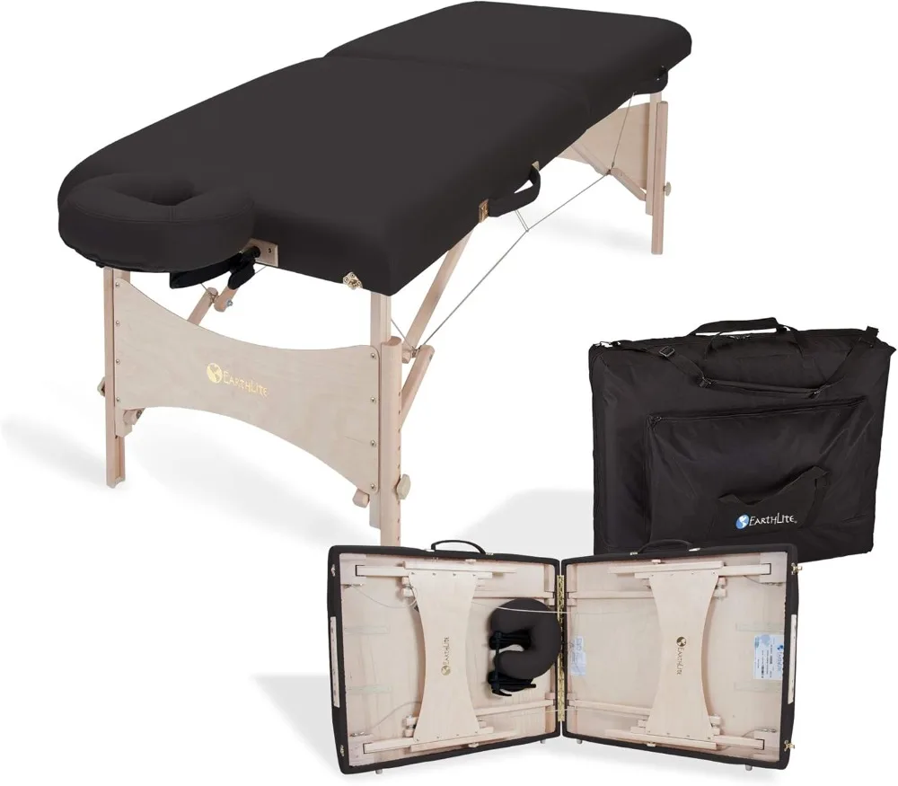 EARTHLITE Portable Massage Table HARMONY DX &ndash; Foldable Physiotherapy/Treatment/Stretching Table, Eco-Friendly Design