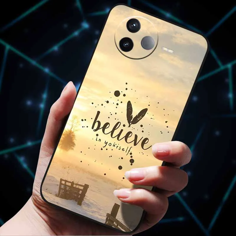 Cartoon Painted Soft Silicon Phone Case - TPU Protective Cover