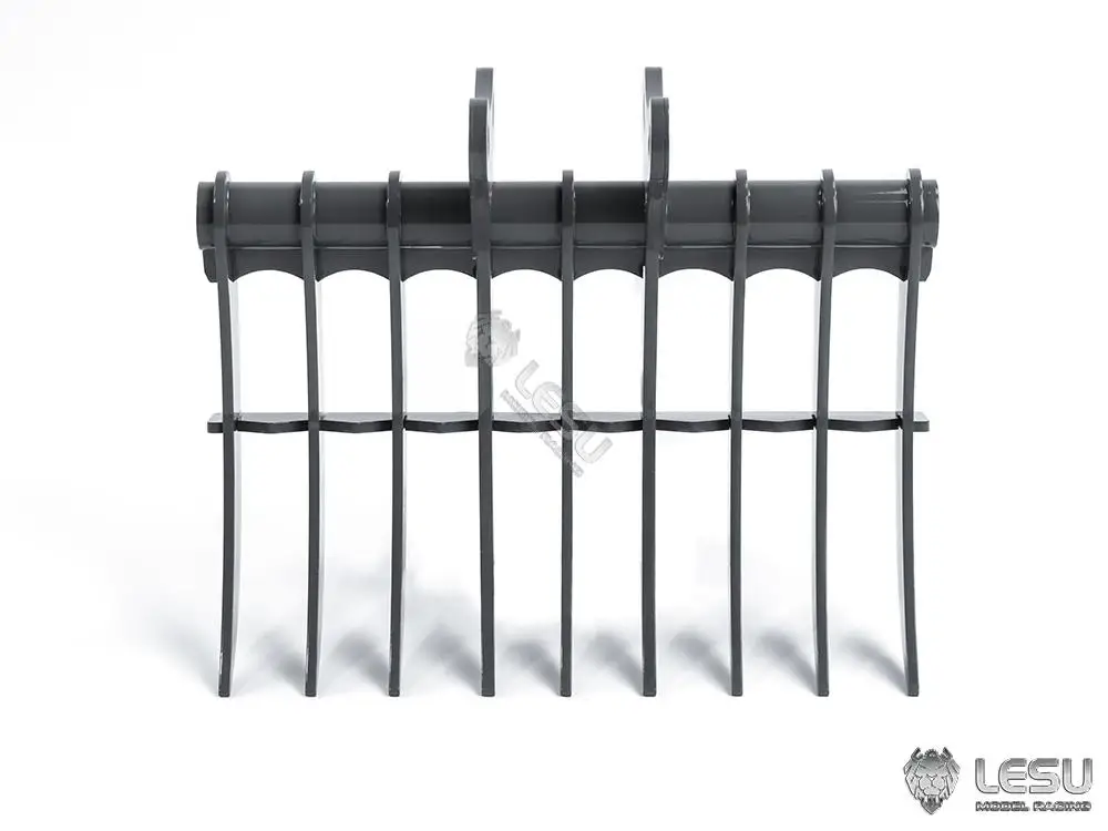 Baggerlöffelrechen im Maßstab 1:14, LESU Modell ET35, modifizierter, schnell abnehmbarer DIY-Upgrade-Bausatz aus Metall für Bagger, Autozubehör – Detail 11