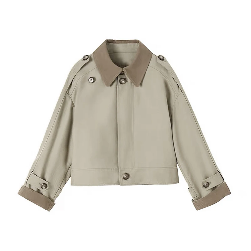 

Women's Leather Short Jacket #nigo96652