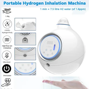 수소 발생기 H2 흡입 기계, 고순도 H2 저소음 수소 정수기, 이온화 장치 SPE/PEM, 150ml/분