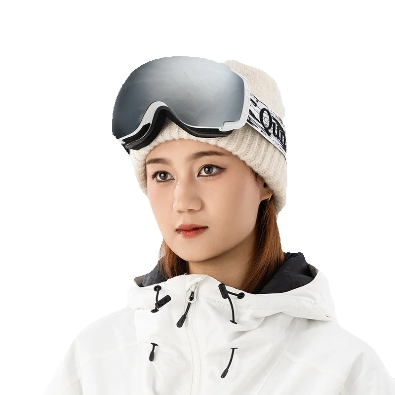 Tuoyequ Ski Dubbellaags Anti-condens Sferisch Gezicht met Myopie Bril Volwassen Mannen en Vrouwen Outdoor Winddichte Bril_voghion.com