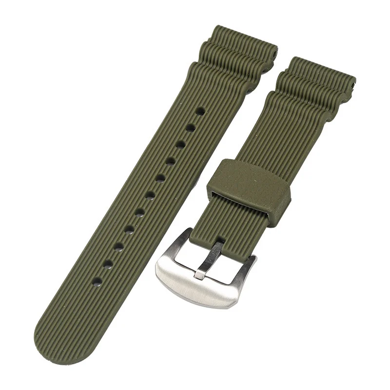 Cinturino Per Orologio In Silicone Per Seiko Water Ghost 007 Abalone Small Mm Srpa21J1 Immersioni In Scatola 22M