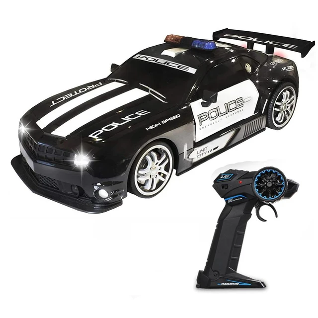 Mini Carro Elétrico Policia com Som e Controle Remoto 12V - 692 - Real  Brinquedos