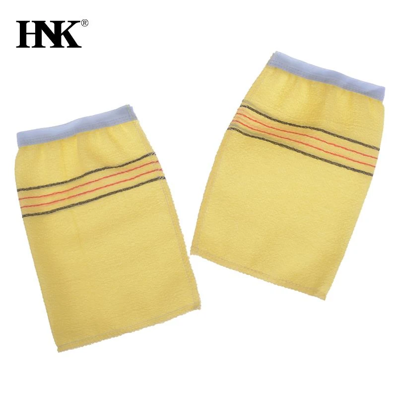 2Pcs/Set Korea Body Scrub Shower Towels Bath Pocket Gloves Exfoliating