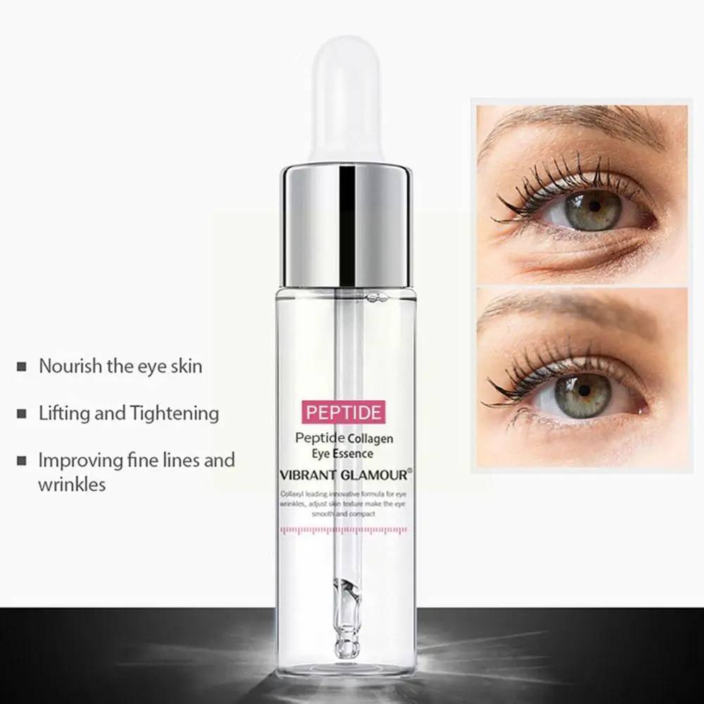 Collagen Peptides Eye Serum Cream Anti Remover Dark Eye Against Puffiness Eye Circles Care J5u4