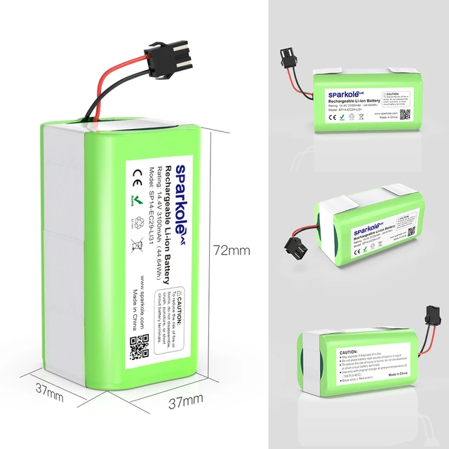 14.4V 4000mAh Li-ion Battery for Conga 990 1090 cecotec Ecovacs Deebot N79S  N79 DN622 Eufy Robovac 11 11S 12 35C X500 battery - AliExpress