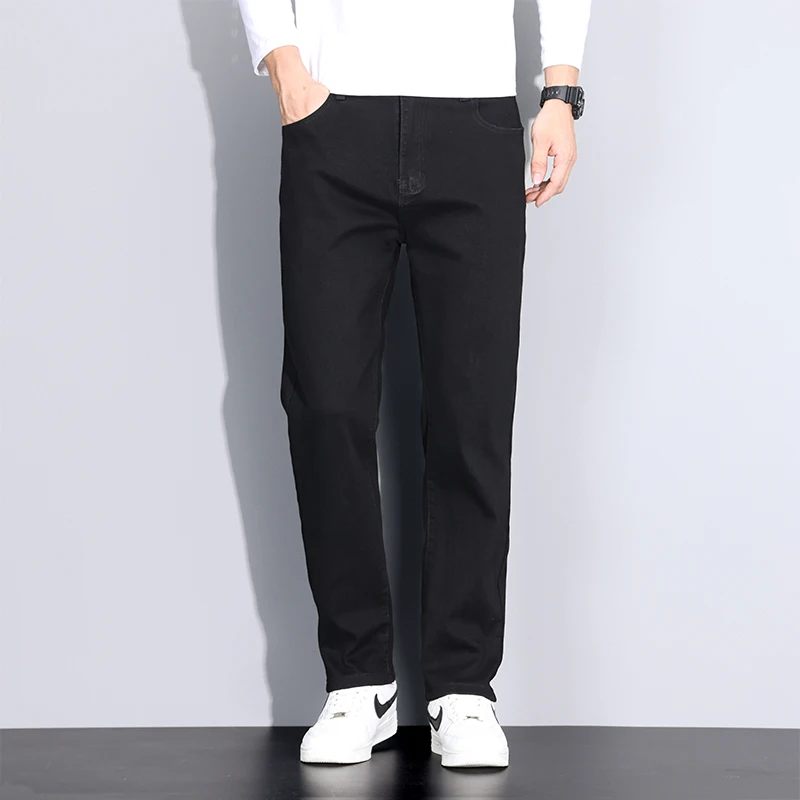 Tall Men Clothes Extra Long Denim Pants Straight Leg Jeans Length 114cm 115cm 115 190 Cm Thin Young